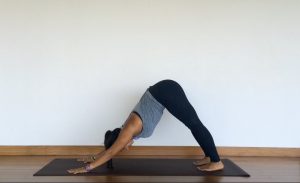 yoga tutorial: downward facing dog
