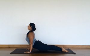 yoga tutorial: upward facing dog