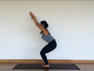 yoga tutorial: chair pose