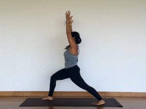 yoga tutorial: warrior I